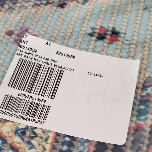 Anthropologie Handwoven Cary Runner Bath Mat- multi-colored - Picture 6 of 12